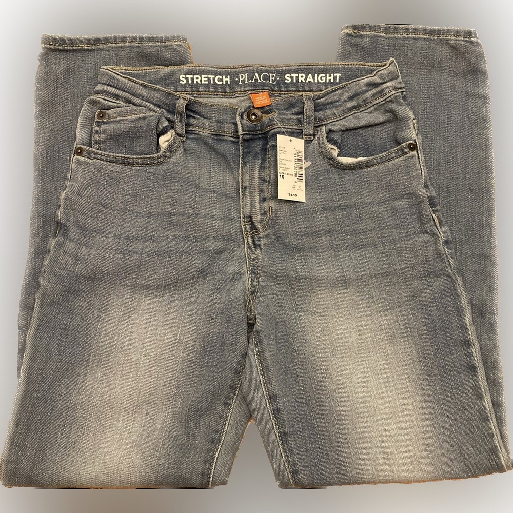NWT Boys straight leg stretch jeans.
